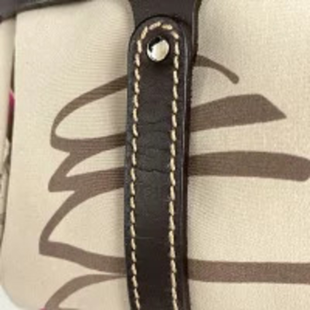 Salvatore Ferragamo shoulder Hobo bag animal flower brown